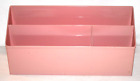 Mcm - Rogers - Pink Desk Organizer - Acrylic Plastic - Mail, Office, Etc