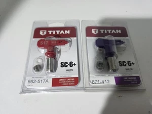 Genuine titan Spray Tips fine finish 412 + 517 For airless sprayer - Picture 1 of 3