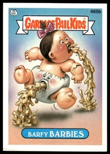 Pattumiera Spazzatura Bambini Serie 12 1988 #465b Barfy Barbie - Foto 1 di 2