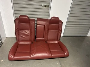 2015–23 Challenger Hellcat Rear Seats Red Laguna Leather OEM SRT - Picture 1 of 7