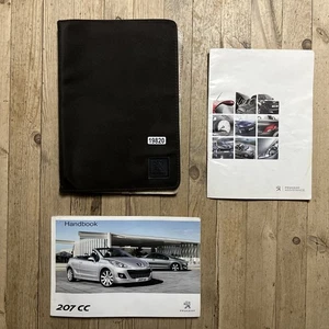 2006-2012 PEUGEOT 207 CC OWNERS HANDBOOK MANUAL PACK AND WALLET Ref19820 - Picture 1 of 24