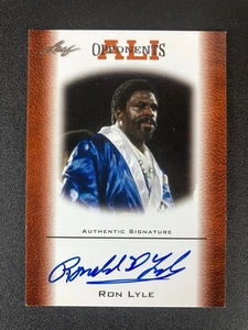 2010 Leaf Ali The Greatest Opponents of Ali Bronze Auto Ron Lyle #OAU-25 Auto - Picture 1 of 2