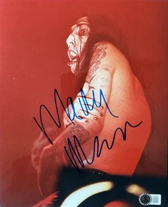 Marilyn Manson Autogramm signed 8x10 Foto BAS COA Beckett The Beautiful People - Bild 1 von 3