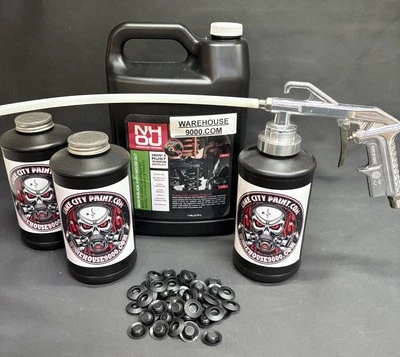 Гал. NH OIL, полупрофессиональный пистолет, 1 палочка, 3 B кварты. Бутылка и 50 ржавых пробок - Изображение 1 из 4