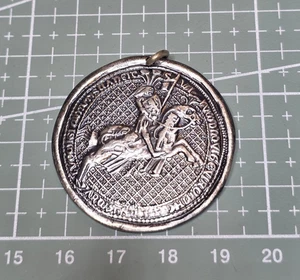 Medaille Siegel Wilhelms v. Markgraf von Jülich 1329-1361 Stuco-Haan - Bild 1 von 2