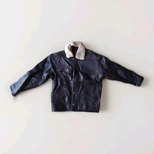 Men's Jacket Leather Le Collezioni Structure Thick leather Biker. Size: S - Picture 1 of 22