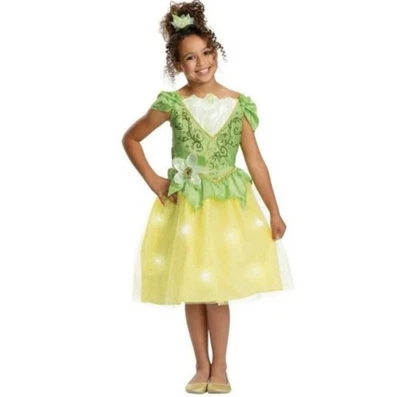 Disfraz Disney Princesa Tianna Iluminado Niño Pequeño. Nuevo con etiquetas Xs 3/4T Foto 1 de 4