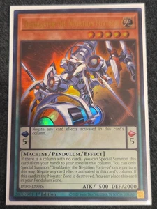 Disablaster The Negation Fortress Ultra Rare 1st Edition INFO-EN026 - Picture 1 of 1