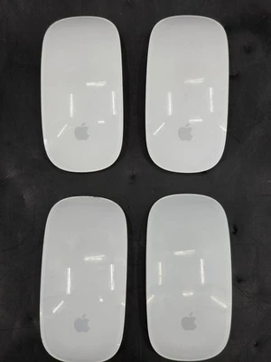 Genuino Apple Magic Mouse 1 Ratón Inalámbrico Bluetooth A1296 - Blanco Lote De 4 Foto 1 de 4