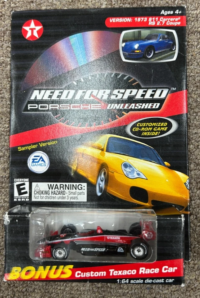 Texaco Need for Speed Porsche Unleashed BONO personalizado Texaco coche de carreras escala 1:64 Foto 1 de 1