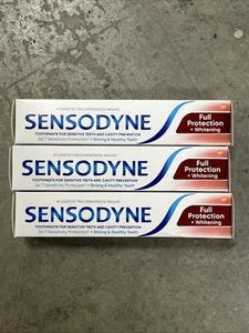 Paquete de 3 - Pasta de dientes blanqueadora Sensodyne Full Protection Plus de 4 oz cada una - Imagen 1 de 6