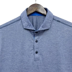 Lululemon Men's Size XL Blue Evolution Performance Golf Polo Short Sleeve Shirt - Picture 1 of 6