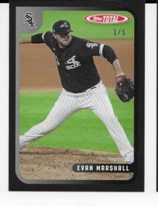 Topps Total Black 2020 #627 Evan Marshall Chicago White Sox 1/5 Wave 7 - Imagen 1 de 1
