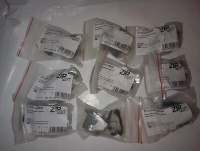 NEW 9 PCS ZIP PORT ZP-MC03A-2-SBHM 3A HOUSING BULKHEAD SINGLE LEVER METAL   - Image 1 of 4