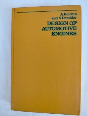 Design of Automotive Engines by A. Kolchin and V. Demidov, Mir Publishers, 1984 - Image 1 of 4