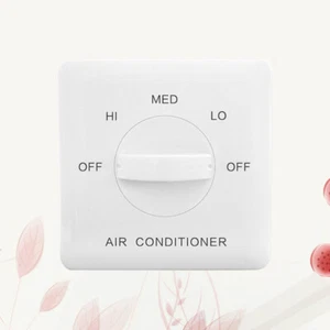 Thermal Control Fan Coil Three-speed Controller Air Conditioning - Afbeelding 1 van 11