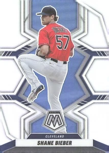 2022 Panini Mosaic - Shane Bieber #195 silver prizm - Picture 1 of 2