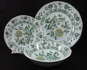 Juego de plato de ensalada y cereal verde jardín chino Adams - Imagen 1 de 6