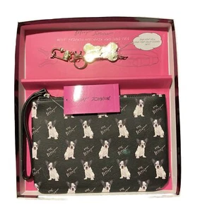 FRENCH BULLDOG SET WITH WRISTLET BAG AND GOLDEN DOG TAG. SALE SALE SALE!!! - Picture 1 of 4