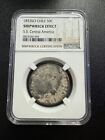 1853-SO 50C CHILE 50 CENTAVOS NGC SHIPWRECK EFFECT (S.S. CENTRAL AMERICA)