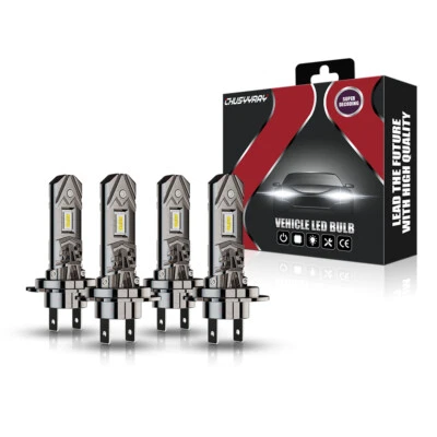 4x H7 White LED Headlight Bulb Kits For Jaguar XJ8 XJR VANDEN PLAS 1998-2008 - Image 1 of 4