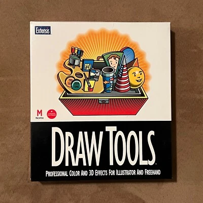 VINTAGE DRAW TOOLS PRO COLOR & 3D EFFECTS 4 ILLUSTRATOR & FREEHAND SOFTWARE MAC - Image 1 of 4