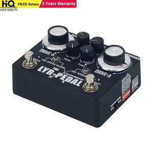 New Ver KT High Sensitivity Dual Channel Overdrive Electric Guitar Effects Pedal - Picture 1 of 6