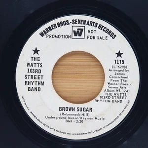 WATTS 103RD STREET RHYTHM BAND - BROWN SUGAR / CAESAR'S PALACE - SOUL 45 *PROMO* - Foto 1 di 2