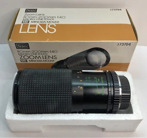 Sears 80mm - 200mm f:4.0 Macro One-Touch Zoom Lens MD Minolta Mount - Picture 1 of 10