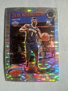 2019-20 Hoops Premium Pulsar Zion Williamson Pelicans #296 Rookie RC  - Picture 1 of 2