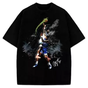 Anthony Edwards Howling Wolves Dunk Custom Design Graphic T-Shirt - Picture 1 of 6