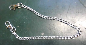 Kette für Geldbörse Gürtel Security Chain Wallets Messerkette 2 Karabiner - Bild 1 von 1