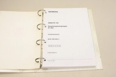 SIEMENS Simatic S5  Regelungsbaugruppe IP262 Handbuch SPS 6ES5998-5SG11 - Bild 1 von 3