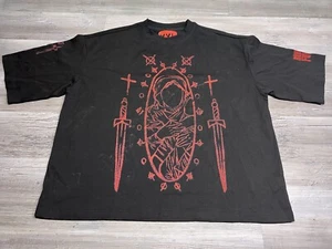 Goth Okkult Christliche Mutter Maria T-Shirt Blank Face Kleidung Co 2XL Streetwear - Bild 1 von 8