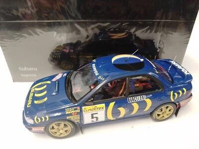 Kyosho Subaru Impreza #5 Sainz Moya Rally Monte Carlo 1995 1/18 08962B - Immagine 1 di 3