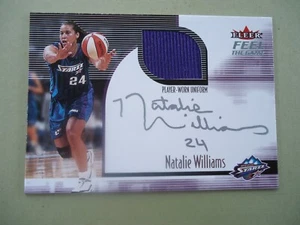 Tarjeta de baloncesto autografiada por Natalie Williams - 2001 Fleer Jersey - Utah Starzz - Imagen 1 de 2