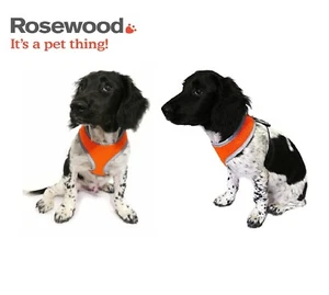 *NEW* ROSEWOOD REFLECTIVE PADDED DOG SAFETY VISIBILITY HARNESS WINTER 3 SIZES - Picture 1 of 4