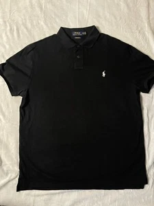 POLO RALPH LAUREN MENS XL BLACK & WHITE PONY  CUSTOM SLIM FIT - Bild 1 von 3