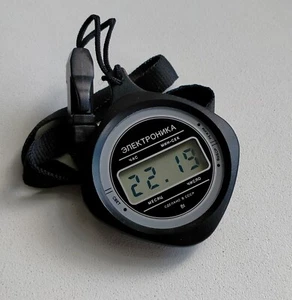 Elektronika 61 Kunststoffgehäuse Vintage Original Sowjetische Digital Taschenuhr 1980er - Bild 1 von 8