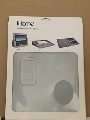IHOME SLIM FIT FOLIO CASE FOR IPAD 2 GRAY COLOR - Image 1 of 2