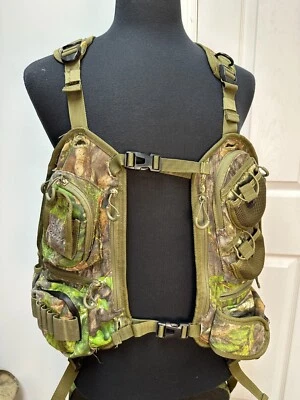 RARE RNG 300 Knight & Hale  Turkey Hunting Vest Mossy Oak Obsession Seat Pad - Image 1 of 4
