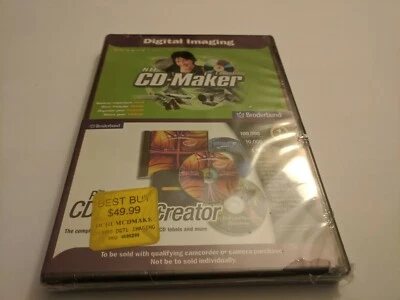  NTI CD- Maker Essentials The Print Shop CD Label Creator Windows 98/ME,2000 XP - Image 1 of 4