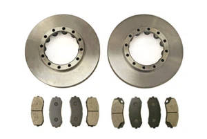Rear Brake Discs & Brake Pads For Mitsubishi Canter / Fuso FE85 7.5T 2005-2010  - Picture 1 of 1