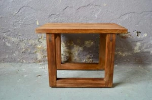 Petit banc vintage, design style minimaliste chalet dlg Charlotte Perriand - Foto 1 di 12
