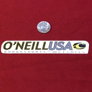 O'Neill USA Boardshorts & Wetsuits Yellow Variation Vintage Surfing STICKER - Picture 1 of 1