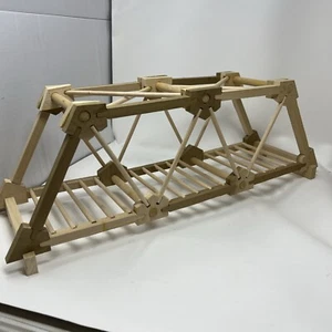 Wood Built Truss Bridge Building For Train Layout - Picture 1 of 7