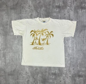 Vintage 90s Bahamas Surf Beach T-Shirt size M - Picture 1 of 11