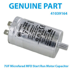 CANDY Genuine Tumble Dryer Motor Capacitor 7UF microfarad 41039164