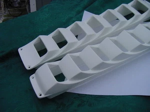 SEA RAY BILGE BLOWER EXHAUST LOUVER SIDE VENT WHITE 17" SEA RAY NEW 2 FER * - Foto 1 di 9