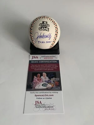 JOHN SMOLTZ Autographed Signed Official Baseball 2007 All Star Game Ball HOF COA - Image 1 of 2